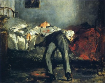 Édouard Manet œuvres - Le suicide Édouard Manet